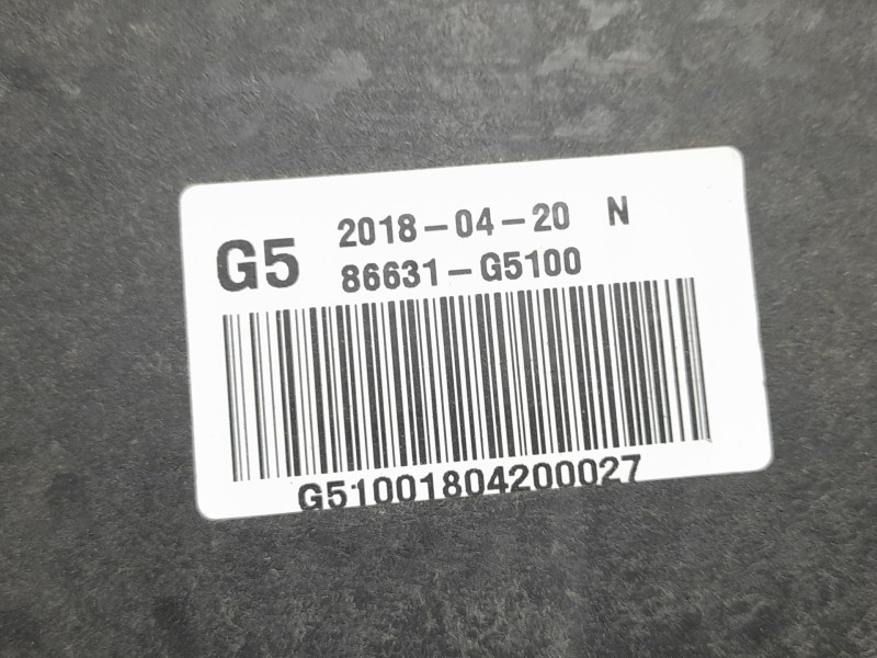 Recambio de refuerzo paragolpes trasero para kia niro business referencia OEM IAM 86631G5100  