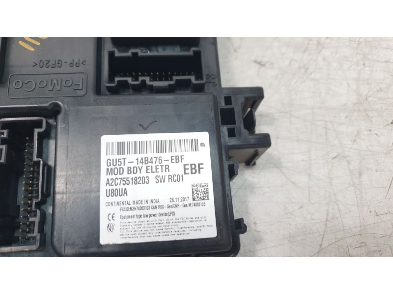 Recambio de caja reles / fusibles para ford ka+ 1.2 ti-vct cat referencia OEM IAM GU5T14B476  