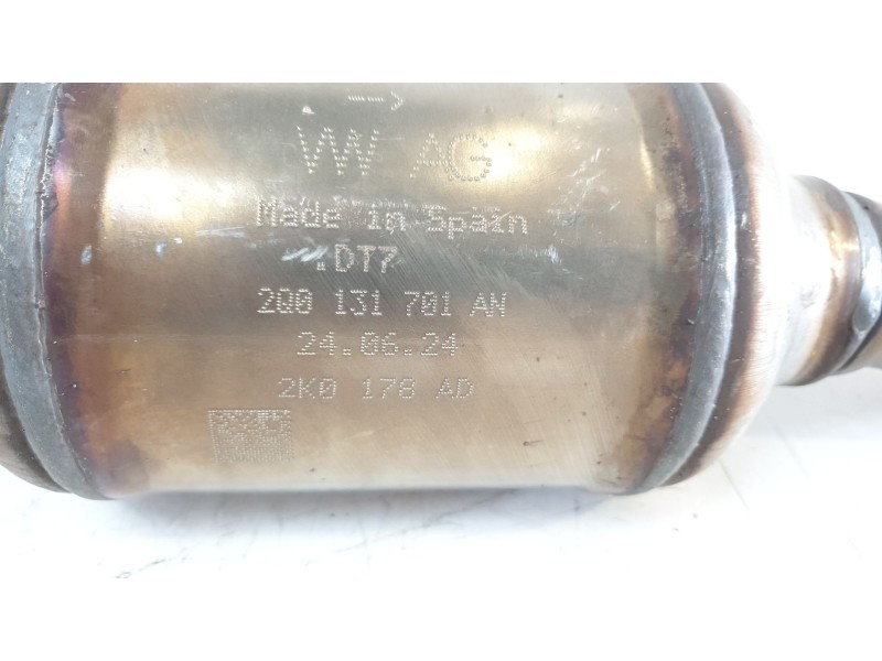 Recambio de catalizador para seat ibiza v (kj1, kjg) 1.0 tsi referencia OEM IAM 2Q0131701AN 2K0178AD 