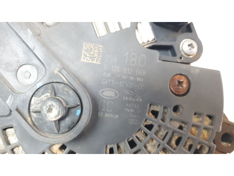 Recambio de alternador para land rover evoque pure referencia OEM IAM GX7310300CE ALF710501BS 