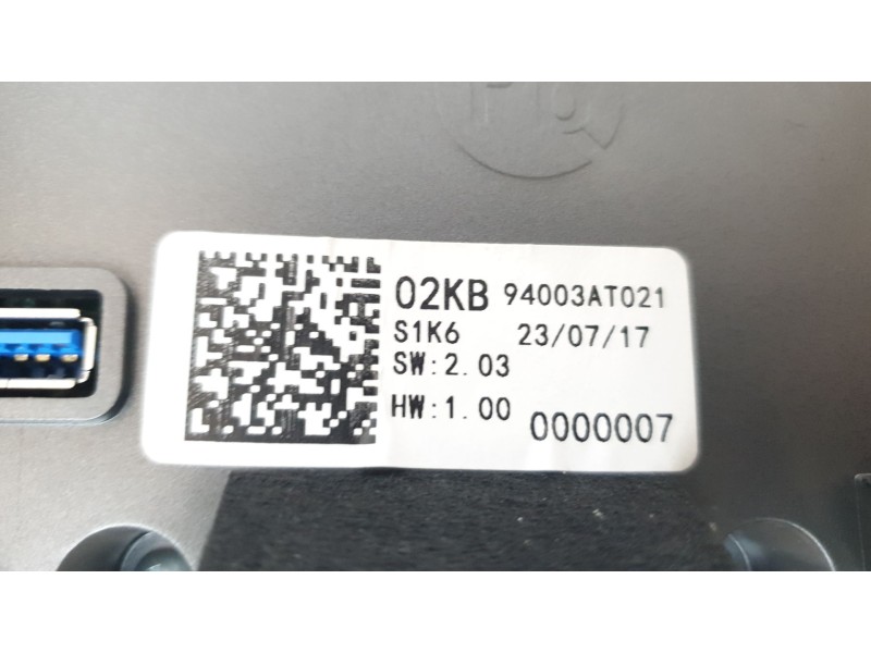 Recambio de cuadro instrumentos para kia niro (sg2) hybrid concept referencia OEM IAM 94003AT021  