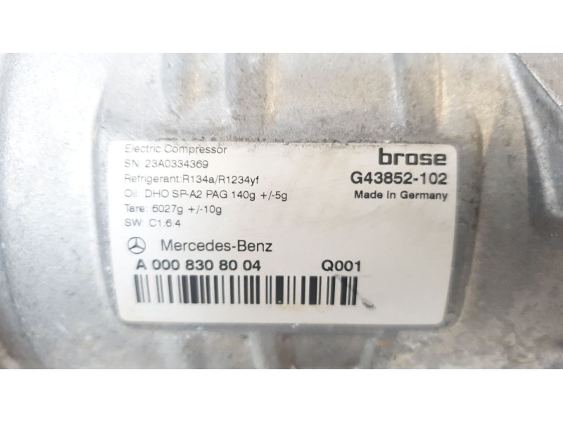 Recambio de compresor aire acondicionado para mercedes-benz cle cle 220d referencia OEM IAM A0008308004  