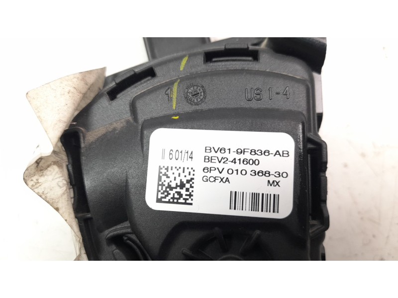 Recambio de potenciometro pedal para ford focus lim. (cb8) edition referencia OEM IAM BV619F836AB BEV241600 6PV01036830