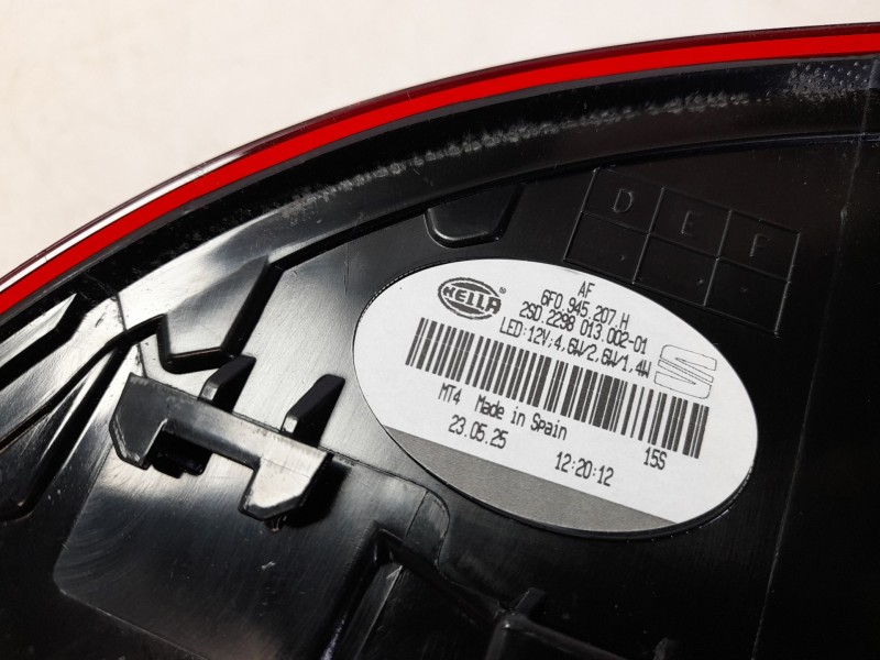 Recambio de piloto trasero izquierdo para seat ibiza v (kj1, kjg) 1.0 tsi referencia OEM IAM 6F0945207H 6F0945207H 