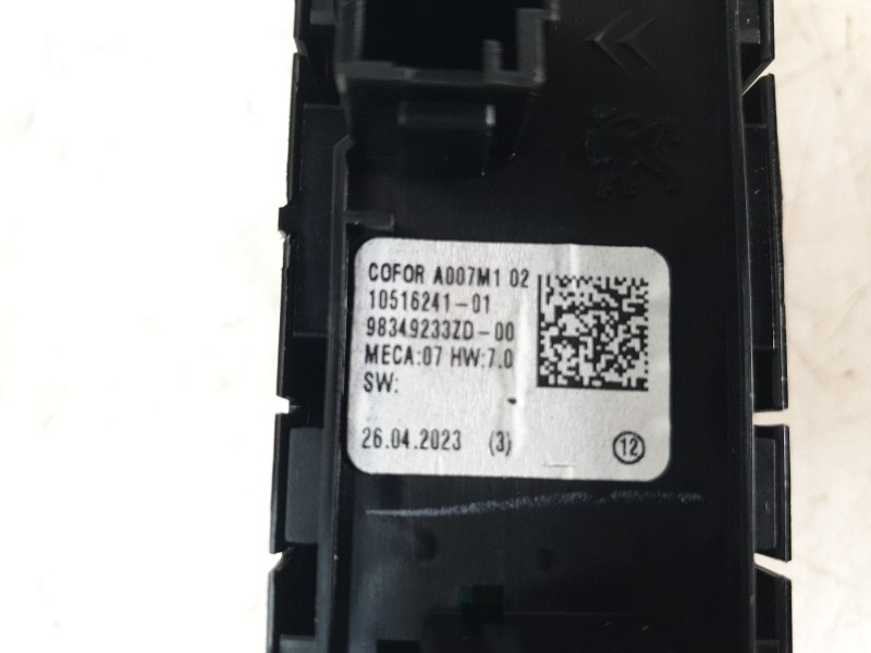 Recambio de mando elevalunas delantero izquierdo para citroën c4 iii (ba_, bb_, bc_) 1.2 puretech 130 (bahnsa, bahnsb) referenci