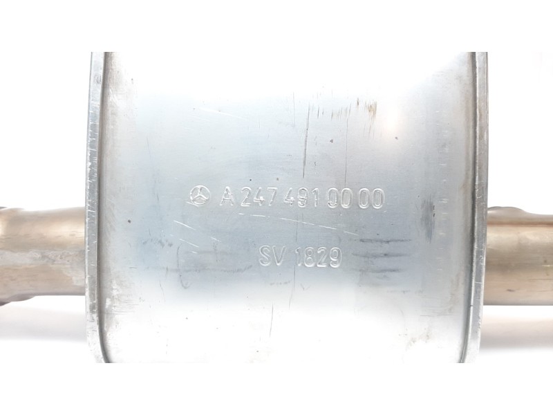 Recambio de tubo escape central para mercedes-benz clase a (bm 177) 1.5 cdi cat referencia OEM IAM A2474910000  