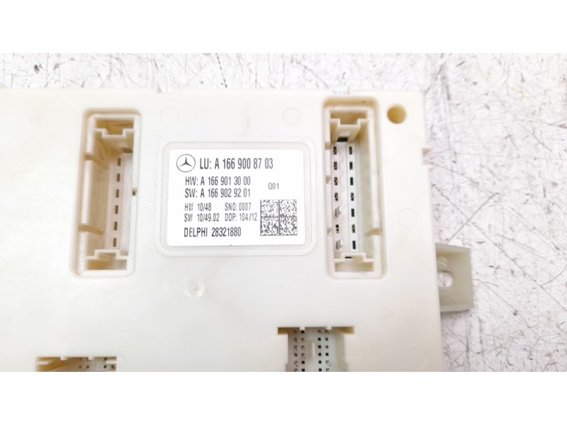 Recambio de modulo electronico para mercedes-benz clase m (w166) ml 250 bluetec (166.004) referencia OEM IAM A1669008703  
