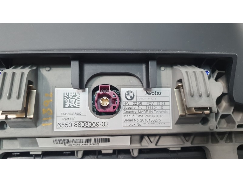 Recambio de sistema navegacion gps para bmw serie x1 (f48) sdrive18d referencia OEM IAM 65509322123  