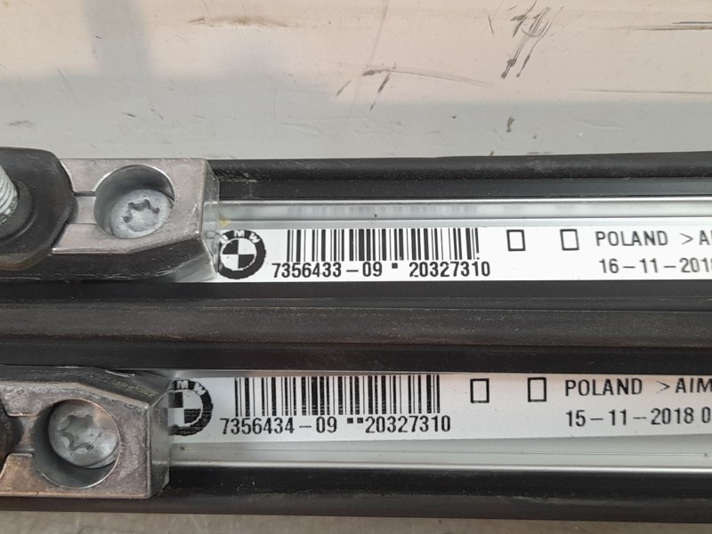 Recambio de barras techo para bmw serie x1 (f48) sdrive18d referencia OEM IAM 7356433 7356434 