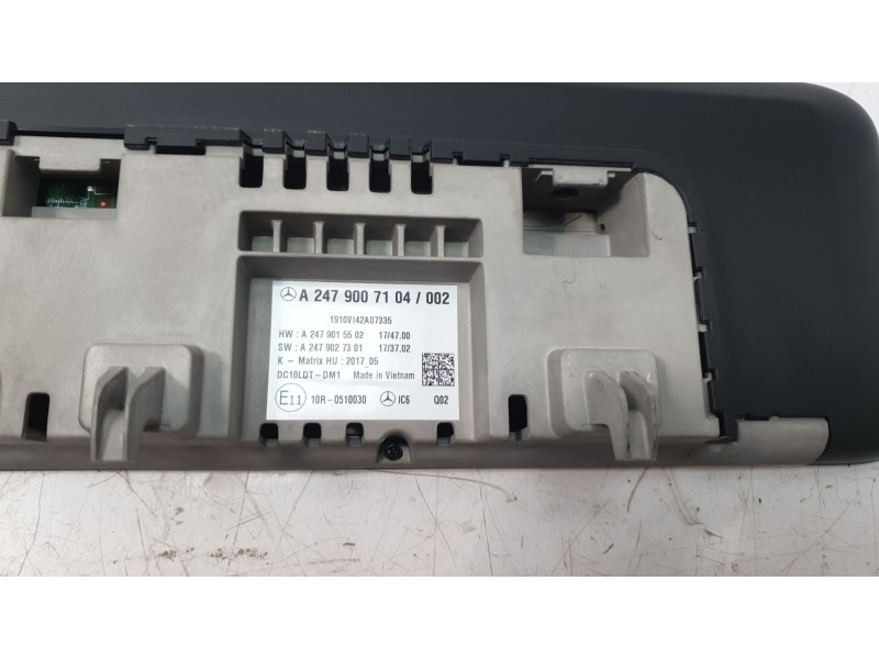 Recambio de cuadro instrumentos para mercedes-benz cla (c118) cla 200 4-matic (118.388) referencia OEM IAM A2479007104  