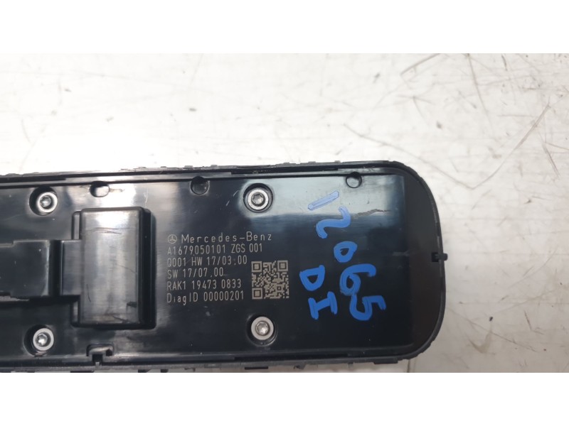 Recambio de mando elevalunas delantero izquierdo para mercedes-benz cla (c118) cla 200 4-matic (118.388) referencia OEM IAM A167