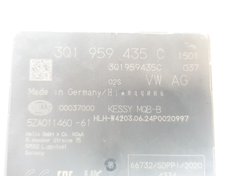 Recambio de modulo electronico para seat ibiza v (kj1, kjg) 1.0 tsi referencia OEM IAM 3Q1959435C  
