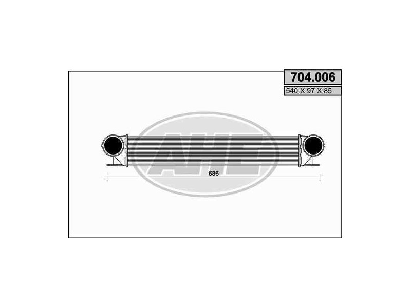 Recambio de intercooler para bmw serie 5 berlina (e39) 520d referencia OEM IAM 17512247359 30129 