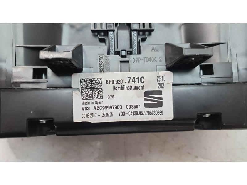Recambio de cuadro instrumentos para seat ibiza iv (6j5, 6p1) 1.4 tdi referencia OEM IAM 6P0920741C  