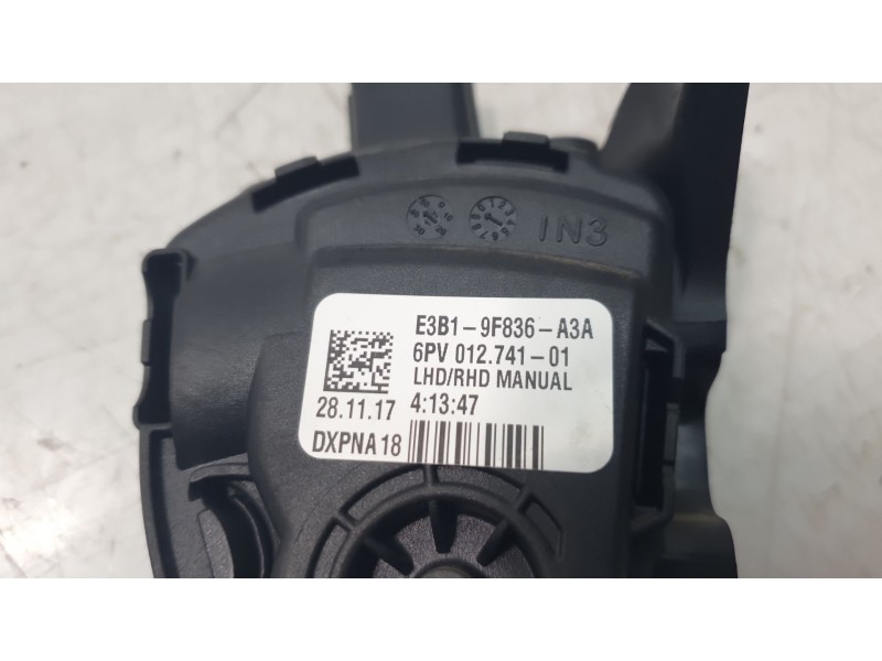 Recambio de potenciometro pedal para ford ka+ 1.2 ti-vct cat referencia OEM IAM E3B19F836A3A 6PV012741 
