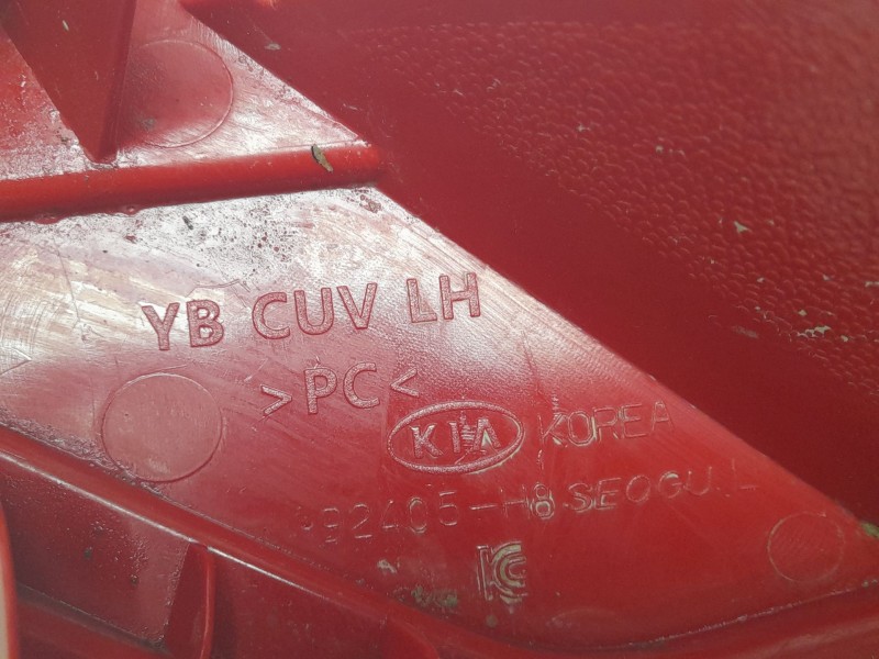 Recambio de faro antiniebla trasero izquierdo para kia stonic (yb) 1.2 cvvt referencia OEM IAM 92405H8410  