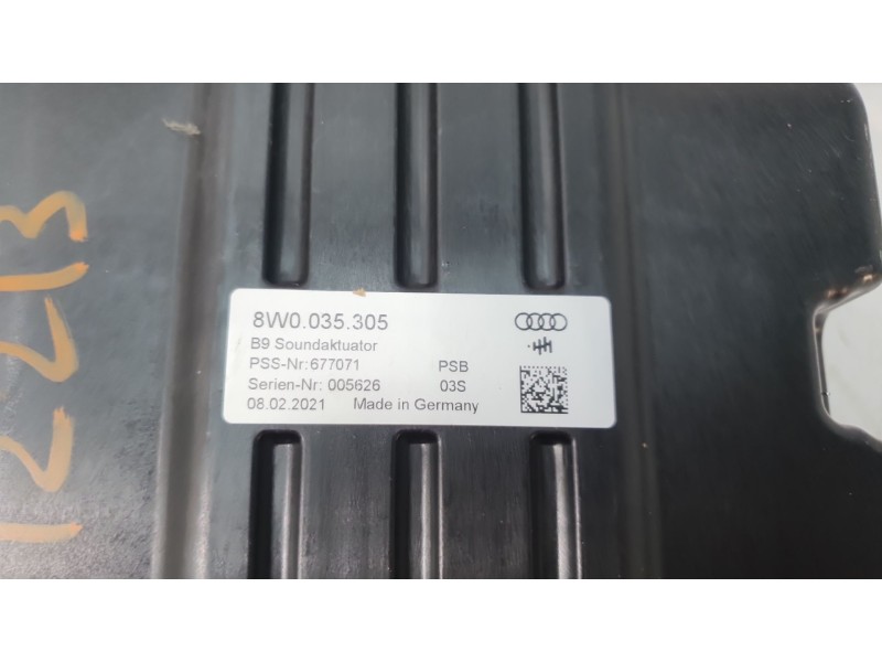 Recambio de subwoofer para audi a4 b9 avant (8w5, 8wd) s4 tdi mild hybrid quattro referencia OEM IAM 8W0035305  
