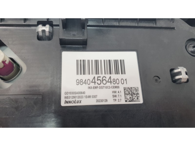 Recambio de pantalla multifuncion para citroën c4 berlina e-feel pack referencia OEM IAM 984045648001  