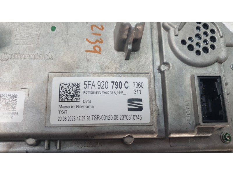Recambio de cuadro instrumentos para seat leon sportstourer (kl8, kld) 2.0 tdi referencia OEM IAM 5FA920790C  