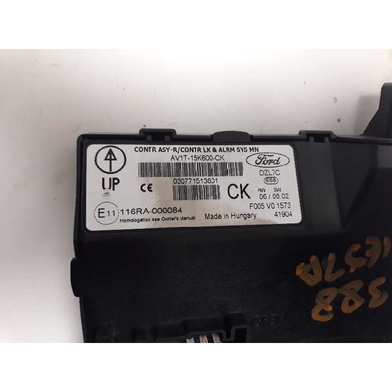 Recambio de modulo confort para ford fiesta (ccn) 1.0 ecoboost cat referencia OEM IAM AV1T15K600CK 030771513801 