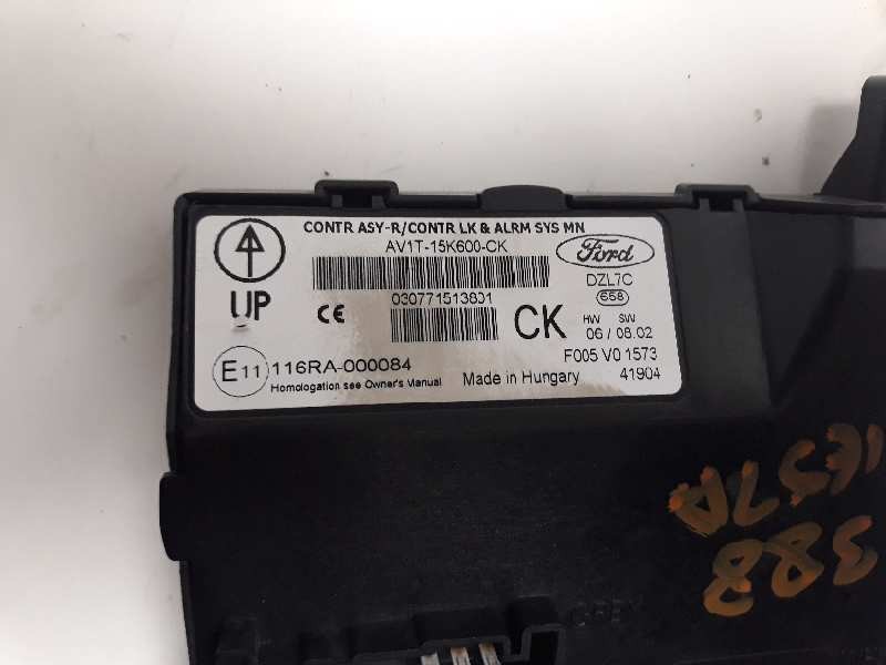 Recambio de modulo confort para ford fiesta (ccn) 1.0 ecoboost cat referencia OEM IAM AV1T15K600CK 030771513801 