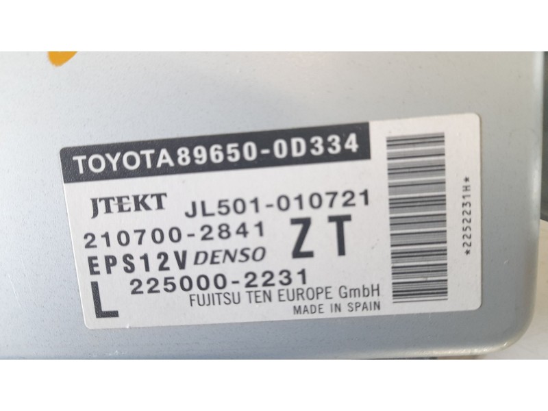Recambio de modulo electronico para toyota yaris hybrid active referencia OEM IAM JL501010721  