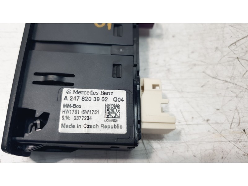 Recambio de modulo electronico para mercedes-benz cla (c118) cla 200 4-matic (118.388) referencia OEM IAM A2478203902  