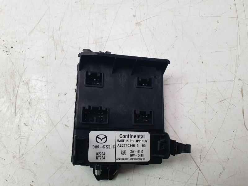 Recambio de modulo electronico para mazda cx-3 100 aniversario referencia OEM IAM D10A675Z0C  