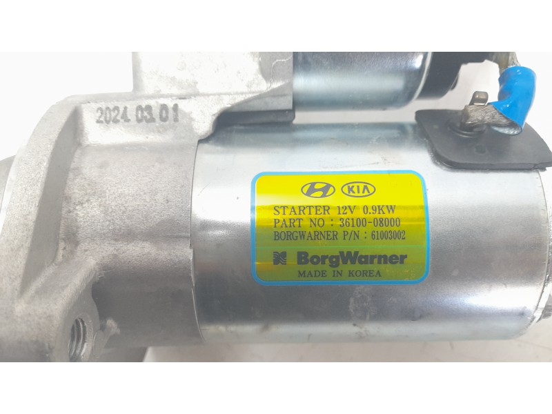 Recambio de motor arranque para hyundai i30 (pd) tecno mild-hybrid referencia OEM IAM 3610008000 ARF250164DK 