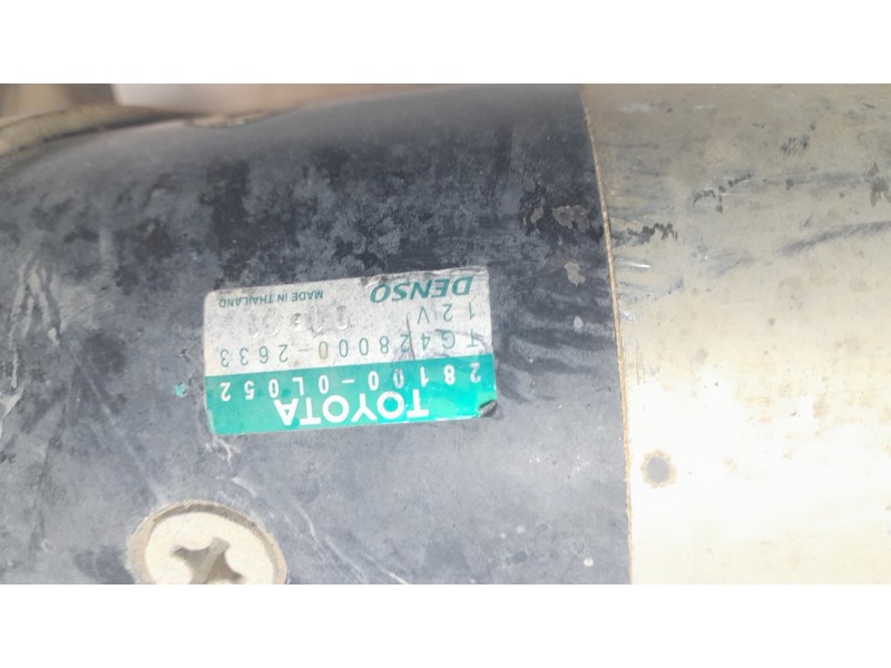 Recambio de motor arranque para toyota hilux (kun) 3.0 turbodiesel referencia OEM IAM 281000L052  