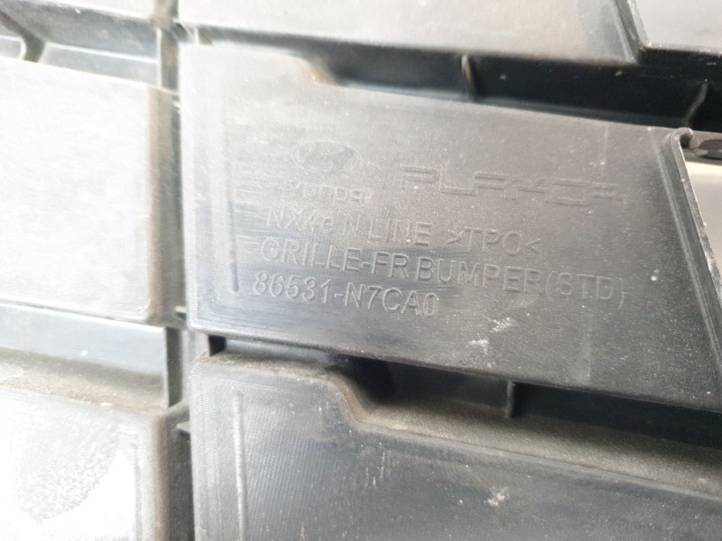 Recambio de moldura paragolpe delantera para hyundai tucson (nx4e, nx4a) 1.6 t-gdi hybrid 48v referencia OEM IAM 86531N7CA0  