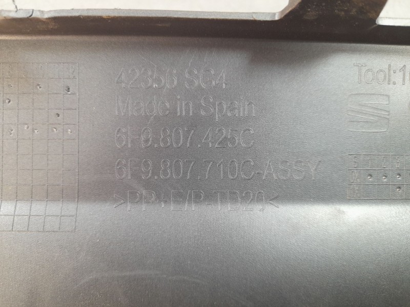 Recambio de spoiler paragolpes trasero para seat arona fr referencia OEM IAM   