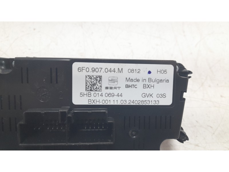 Recambio de mando climatizador para seat ibiza v (kj1, kjg) 1.0 tsi referencia OEM IAM 6F0907044M  
