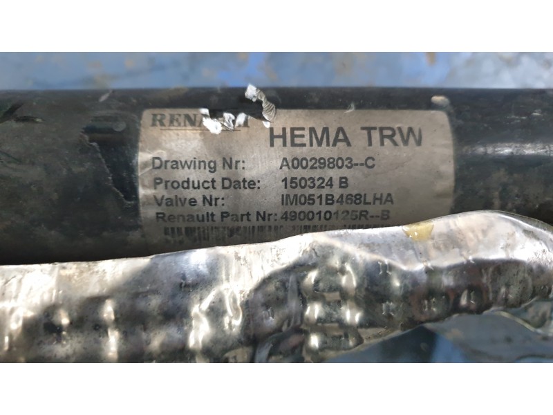 Recambio de cremallera direccion para dacia duster ambiance 4x2 referencia OEM IAM 490010125R  