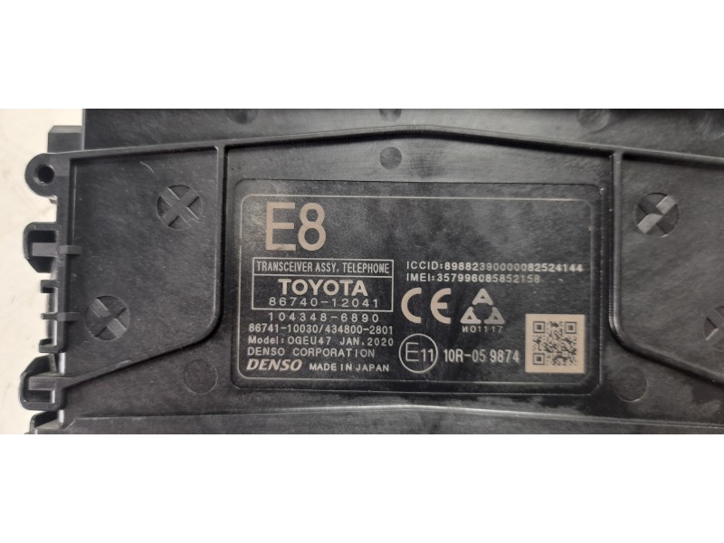 Recambio de modulo electronico para toyota corolla station wagon (_e21_) 2.0 hybrid (mzeh12) referencia OEM IAM 8674010041  