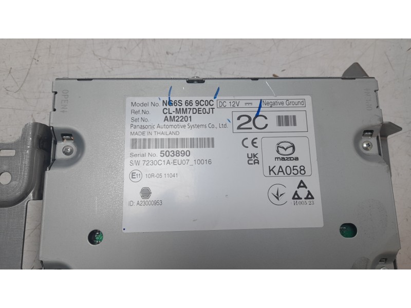 Recambio de sistema navegacion gps para mazda mx-5 iv (nd__) 2.0 (nd6e) referencia OEM IAM NG7D611J0  