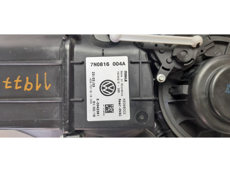 Recambio de calefaccion entera normal para seat alhambra (711) reference travel referencia OEM IAM 7N0816004  