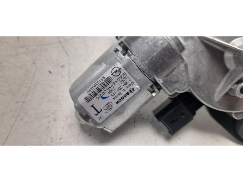 Recambio de motor limpia trasero para opel grandland x 120 aniversario referencia OEM IAM 9819899980 0390205115 