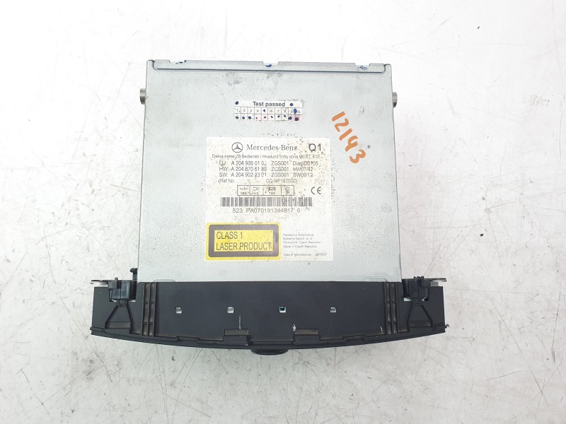 Recambio de sistema audio / radio cd para mercedes-benz clase glk (x204) 220 cdi 4-matic (204.984, 204.997) referencia OEM IAM A