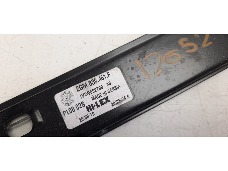 Recambio de elevalunas trasero izquierdo para volkswagen t-cross life referencia OEM IAM 2GM839461F  