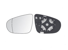 Recambio de cristal retrovisor izquierdo para volkswagen golf vi (5k1) referencia OEM IAM 5K0857521 1052346020 VG0387504