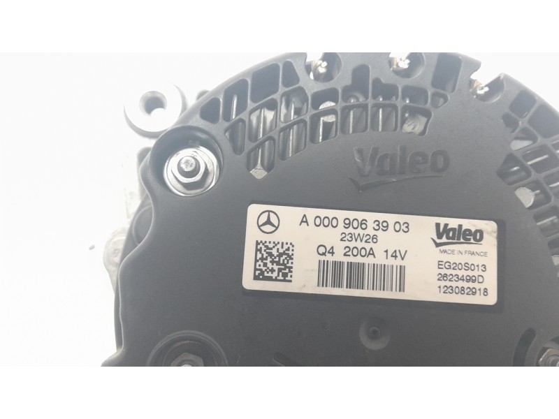 Recambio de alternador para mercedes-benz clase cla (bm 118) shooting brake cla 200 d (118.612) referencia OEM IAM A0009063903  