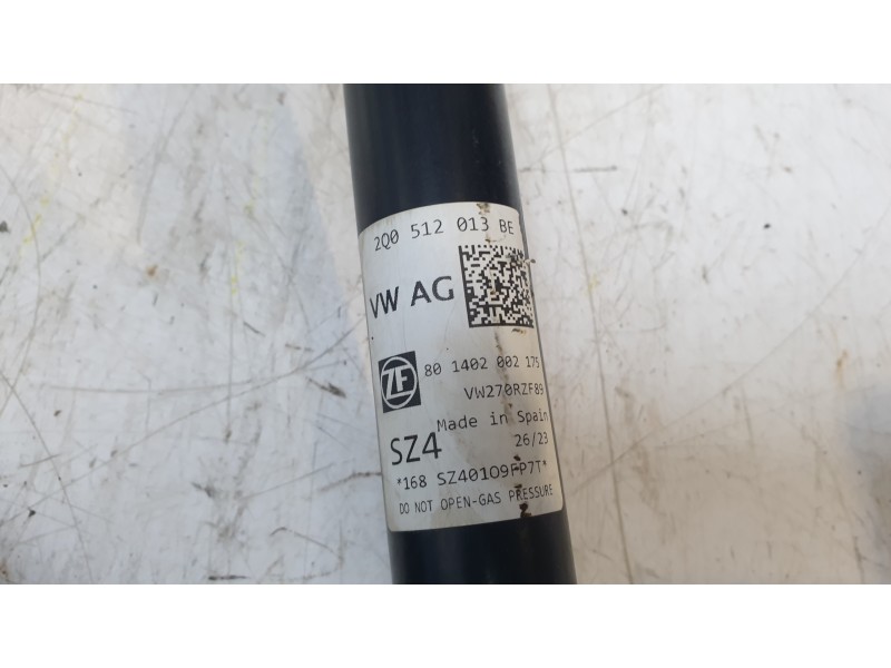 Recambio de amortiguador trasero izquierdo para volkswagen polo vi (ae1) basis referencia OEM IAM 2Q0512013BE  
