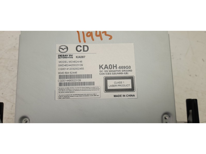 Recambio de sistema navegacion gps para mazda cx-5 luxury 2wd referencia OEM IAM KA0H669G0  