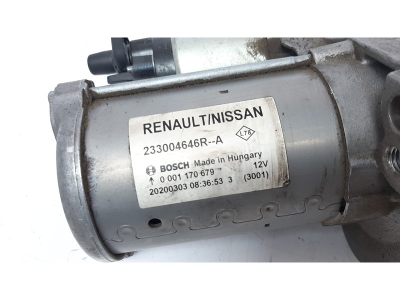 Recambio de motor arranque para renault captur ii 1.0 tce referencia OEM IAM 233004646R  