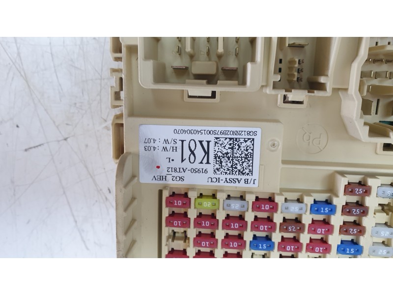 Recambio de caja reles / fusibles para kia niro (sg2) hybrid concept referencia OEM IAM 919650AT812  