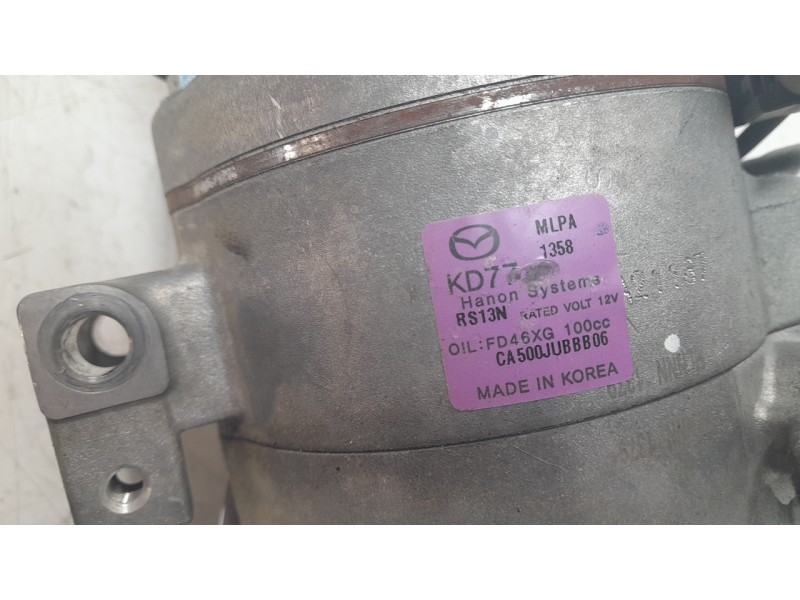 Recambio de compresor aire acondicionado para mazda cx-5 evolution 2wd referencia OEM IAM KD7761450A  320295