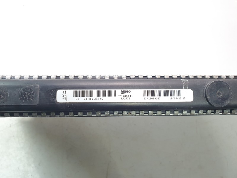 Recambio de radiador agua para citroën c4 berlina e-feel pack referencia OEM IAM 9848127580  