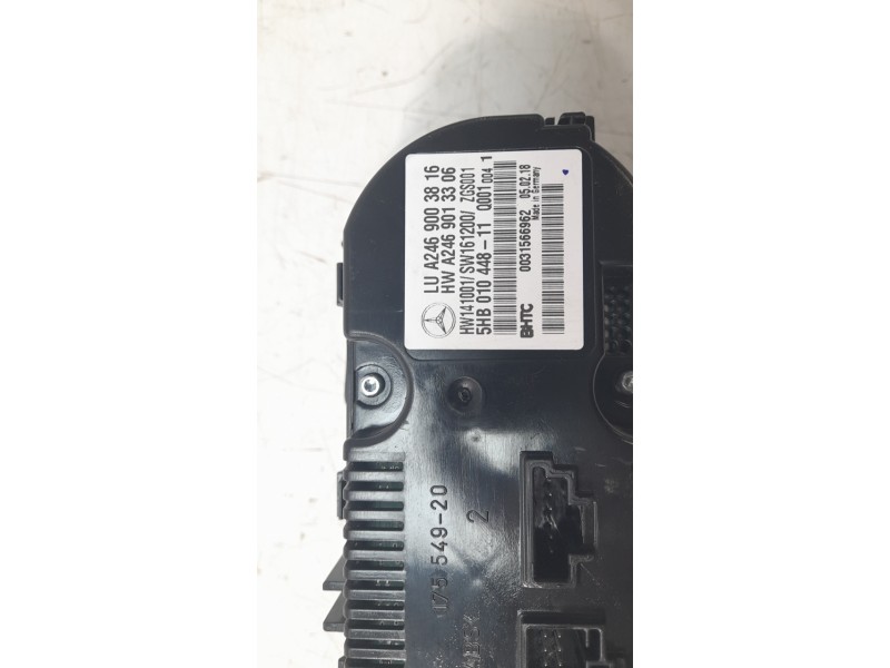 Recambio de mando climatizador para mercedes-benz clase cla (w117) cla 200 cdi (117.308) referencia OEM IAM A2469003816  