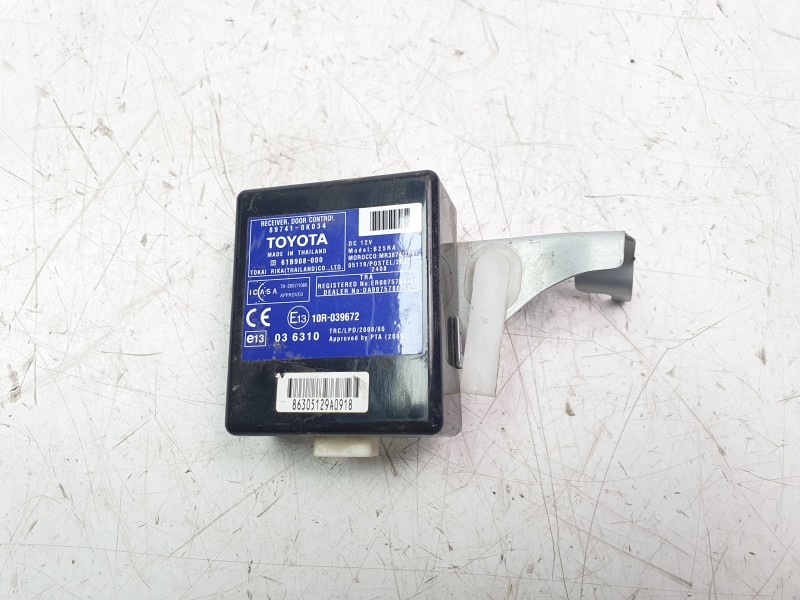 Recambio de modulo electronico para toyota hilux (kun) 3.0 turbodiesel referencia OEM IAM 897410K034  